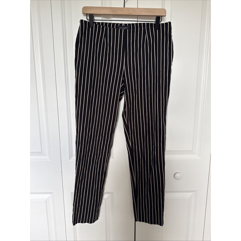 Piazza Sempione Emanuela Trousers Striped Size 44 8-10 US